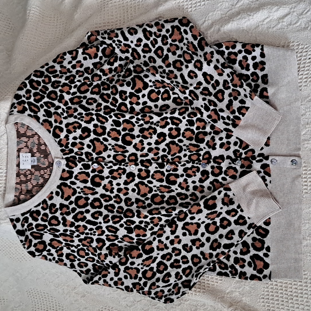 a new day Cheetah Print Sweater